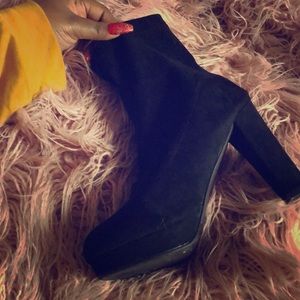 Black booties